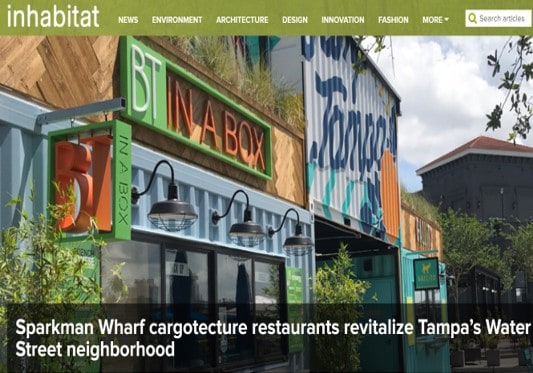 Image of cargotecture restaurants in Sparkman Warf