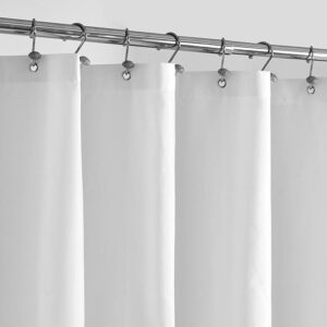Picture of a white curtain liner